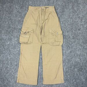 Polo Ralph Lauren Pants Boys Size 10 Brown Ripstop Cargo
